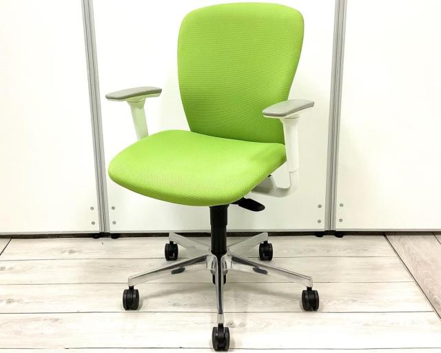 【中古】スラート C382WA FSF5 オカムラ（okamura） 肘付ローバックチェア