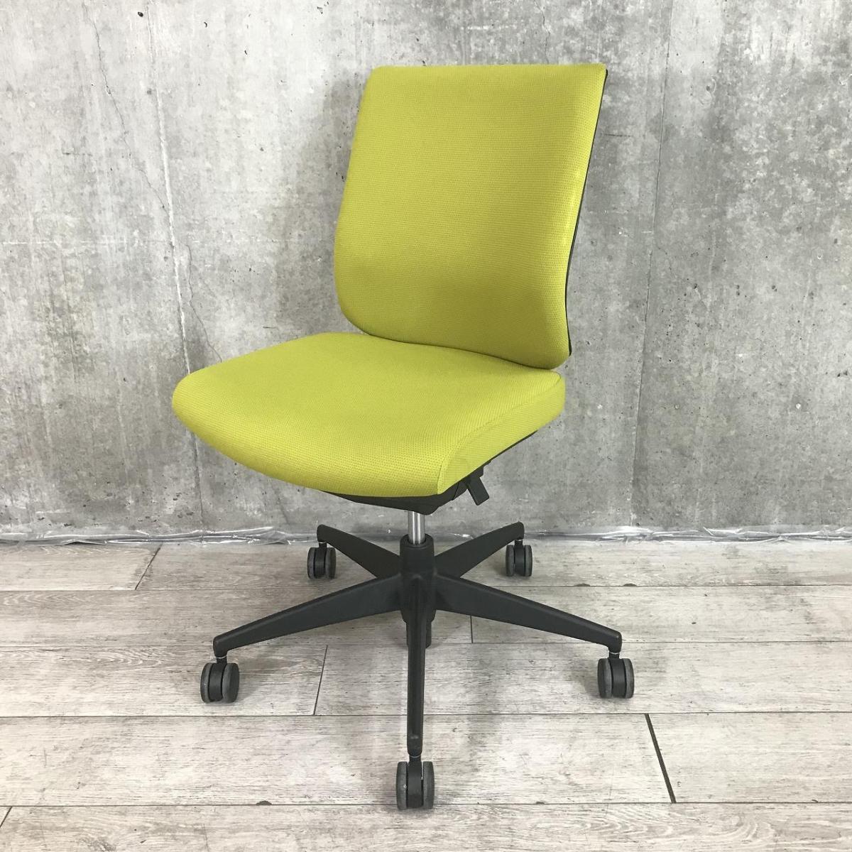 【背骨のS字形状にジャストフィット！スタイリッシュなデザインで快適なワーキングチェア！】/オススメ(おすすめ) /人気商品【弊社使用欄：A01055983】■コクヨ（KOKUYO）製　ウィザード2チェア（Wizard2）肘無ローバック　■ランバー付　■オリーブグリーン
                        ウィザード2
                                    中古
            