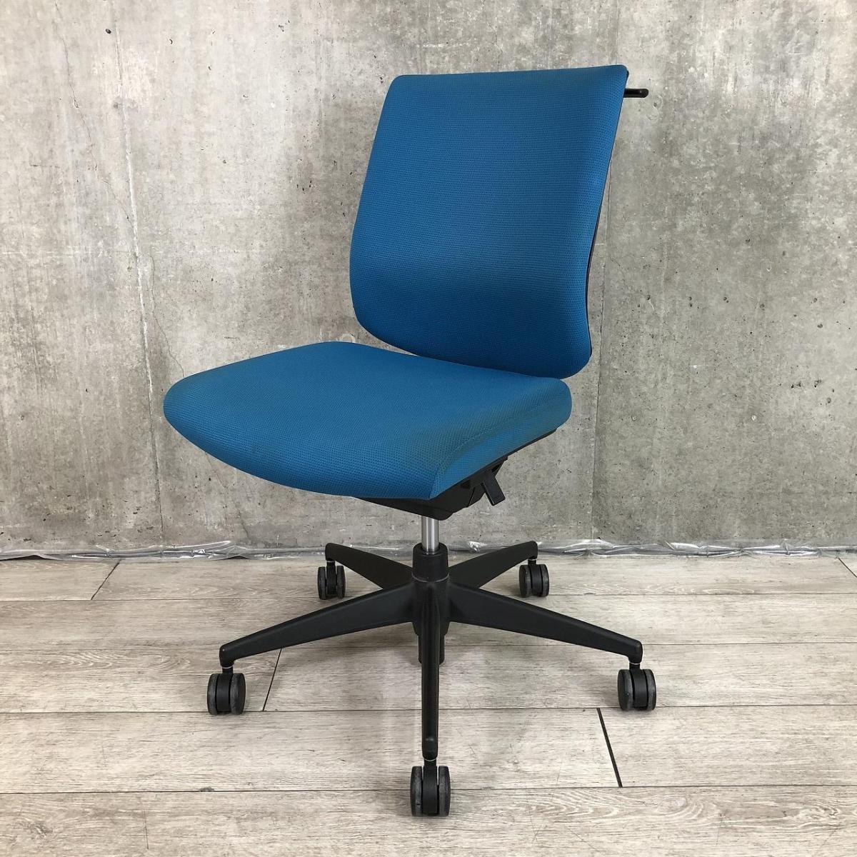 【オフィスの王道！納得の座り心地！魔法のように売れ続けている定番のオフィスチェア！】■コクヨ（KOKUYO）製　ウィザード2（wizard2）チェア　肘無し　ローバック　■ランバーサポート・ハンガー付き　■ターコイズブルー×ブラックシェル　オフィスバスターズ　水戸サテライト
                        ウィザード2
                                    中古
            