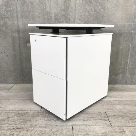 【中古】プロユニット  オカムラ（okamura） ワゴン2段