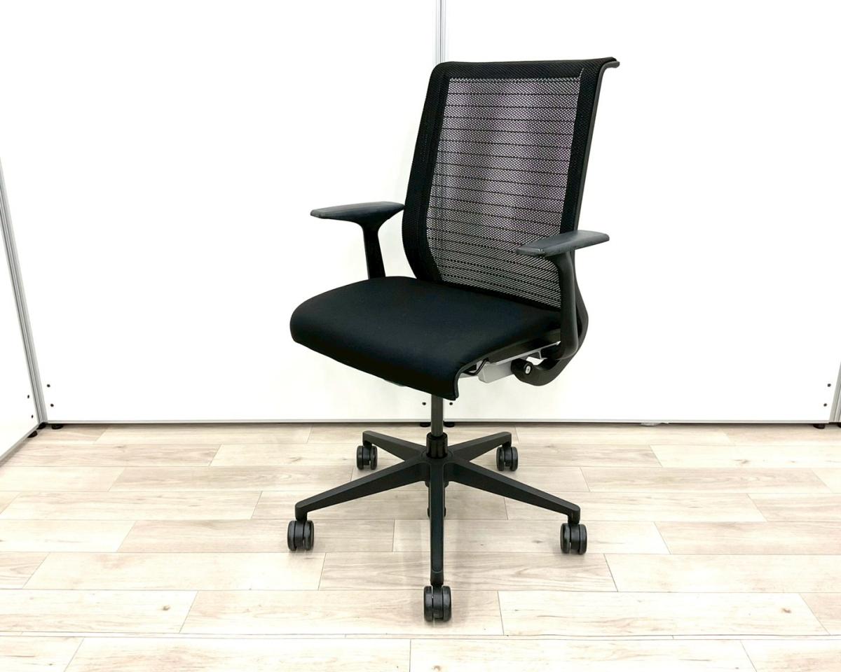 中古】シンクチェア（旧モデル） Steelcase/スチールケース 肘付 