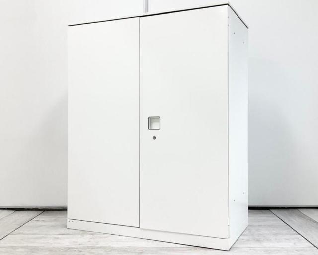 【中古】レクトライン 4B313F ZA75 オカムラ（okamura） ローキャビネット／両開き