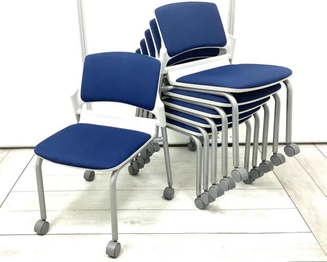 【中古】MF-180シリーズ  ウチダ（UCHIDA) スタッキングチェア