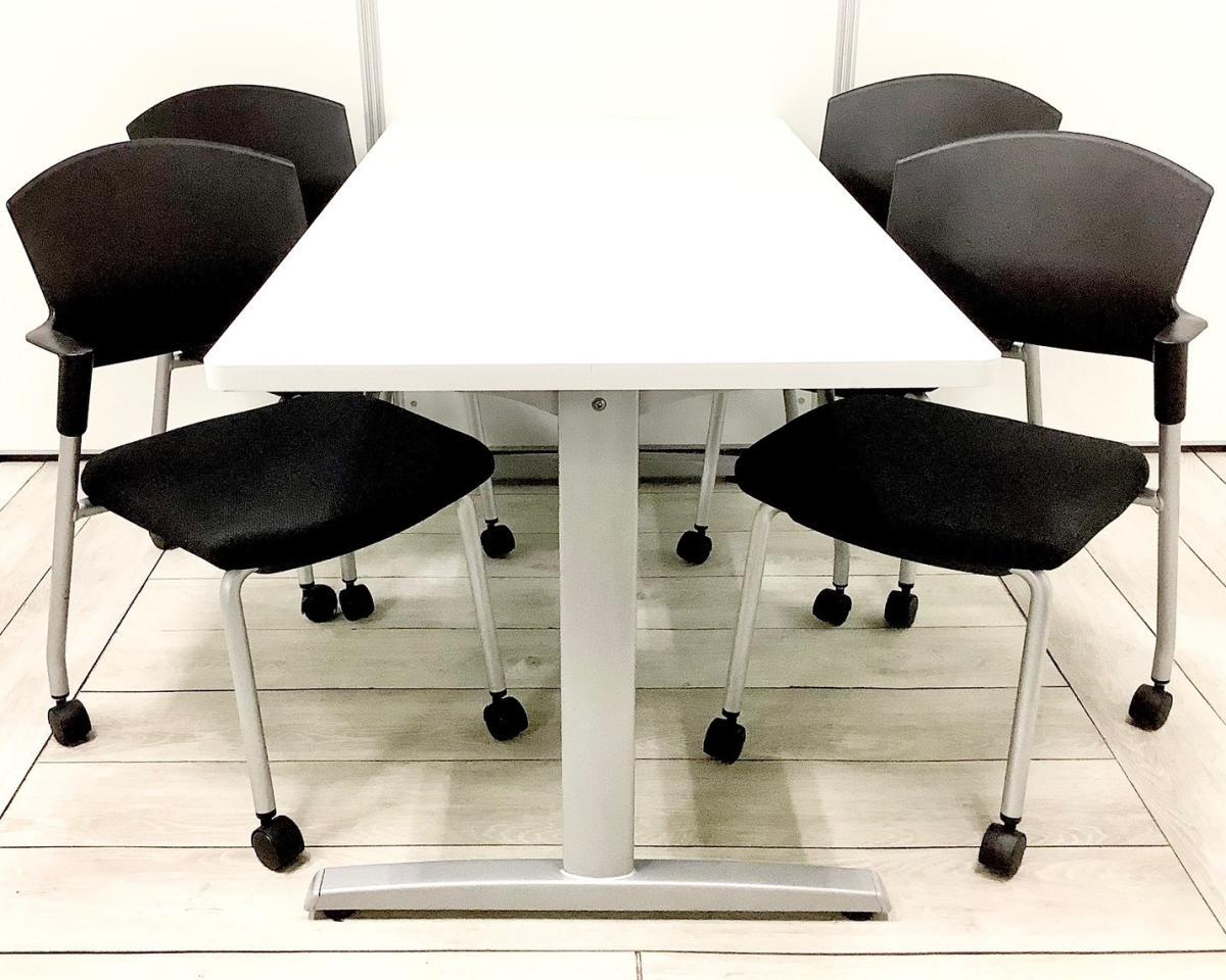 【セット商品（テーブル×1台、チェア×4脚）】会議テーブル オススメ(おすすめ) 大人気 ・Okamura／オカムラ ・8177　※横浜本店撮影画像※
                        8177シリーズ
                                    中古
            