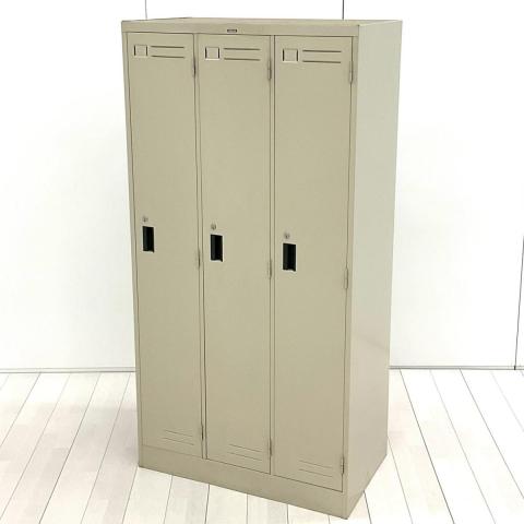 【中古】LKロッカー LK-T3 コクヨ（KOKUYO） 3人用更衣ロッカー