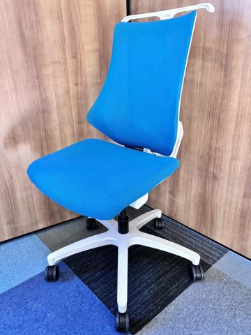 【中古】エフメッシュ KG-170JBH-W9A3 イトーキ（ITOKI） 肘無ハイバックチェア