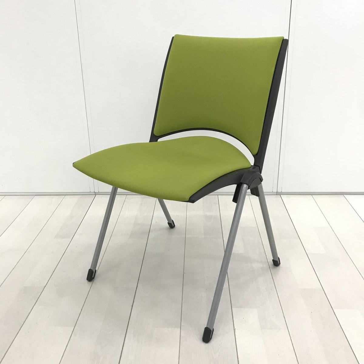 中古】レコス KLA-220GB-T2Q6 イトーキ/ITOKI スタッキングチェア
