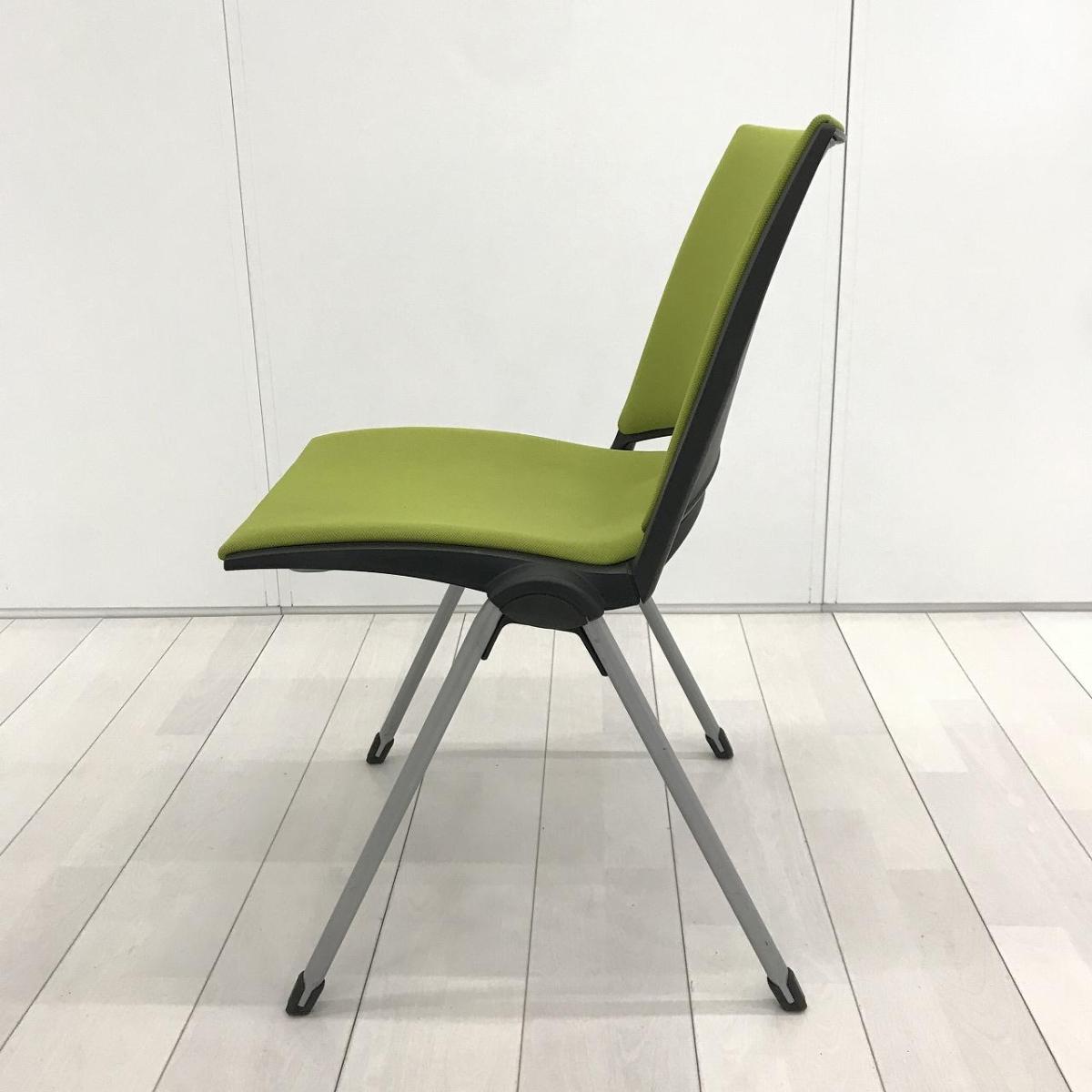 中古】レコス KLA-220GB-T2Q6 イトーキ/ITOKI スタッキングチェア