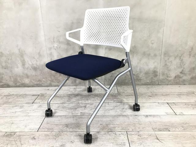 【中古】FM-345 FM-345WS ウチダ（UCHIDA) ネスティングチェア