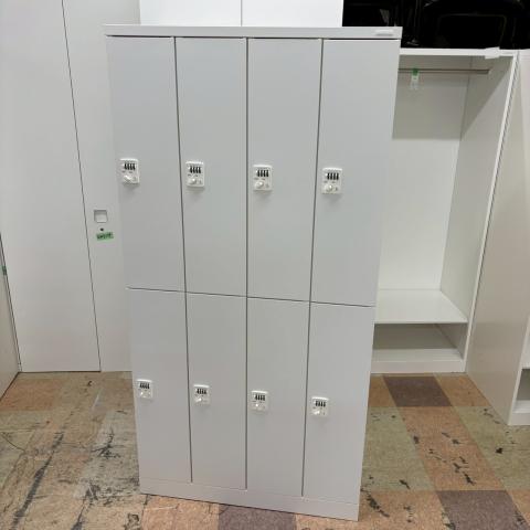 【中古】レスピア 4508AD ZA75 オカムラ（okamura） 8人用更衣ロッカー