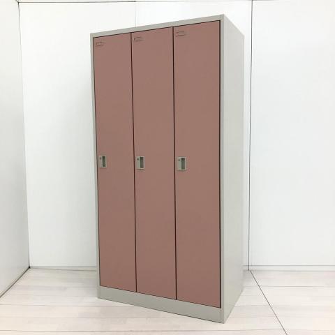 【中古】FZタイプ 4573FZ　Z531 オカムラ（okamura） 3人用更衣ロッカー