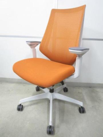 【中古】デュオラ メッシュ CRSG3000E1N コクヨ（KOKUYO） 肘付ハイバックチェア