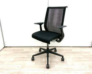 ■スチールケース(Steelcase)製 ■シンク(think)チェア ■ブラック(black) ■肘付/固定肘 ■背面/メッシュ ■樹脂脚 ■ハイバック ■固定肘 ■オススメ/人気/定番商品【弊社使用欄:A01056616】【KN】