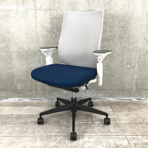 【中古】ベゼル 樹脂脚  コクヨ（KOKUYO） 肘付ハイバックチェア