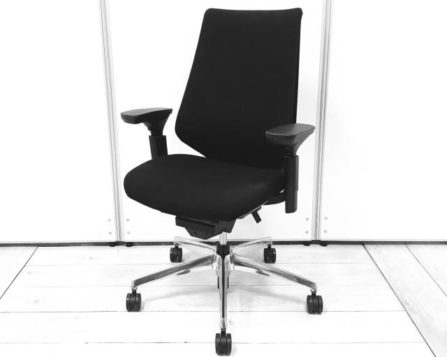 【中古】デュオラ クッション  コクヨ（KOKUYO） 肘付ハイバックチェア