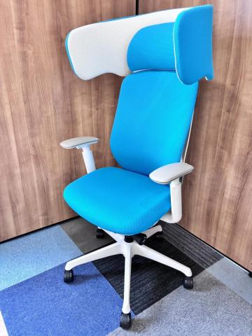 【中古】シルフィー C687XW FSG6 オカムラ（okamura） 肘付ハイバックチェア