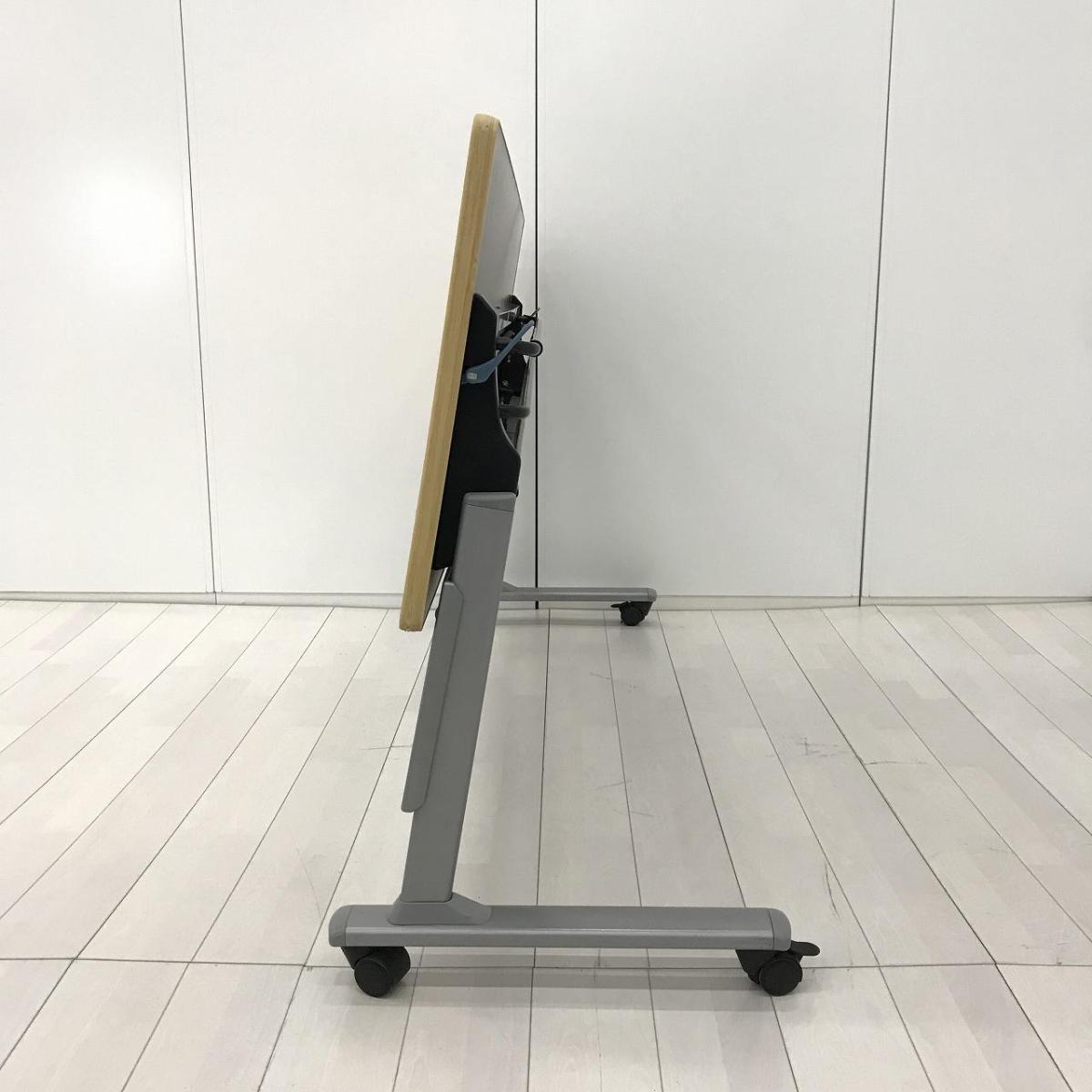 中古】 8184KB オカムラ/okamura スタックテーブル(長机/折りたたみ 