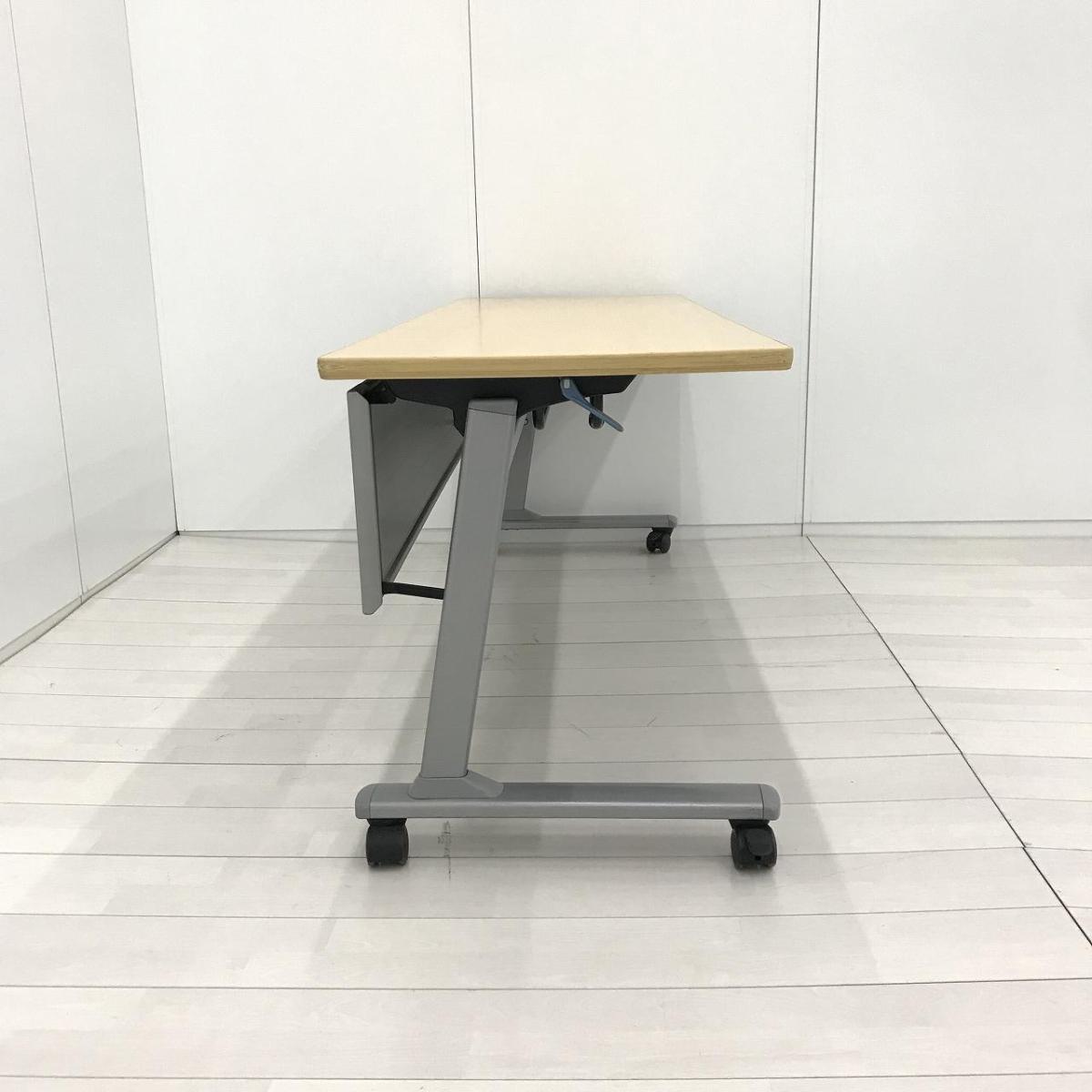 中古】 8184KB オカムラ/okamura スタックテーブル(長机/折りたたみ