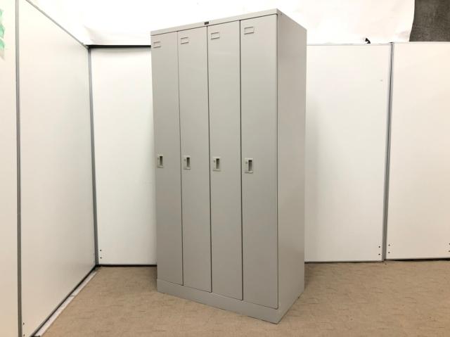 【中古】NF型  ウチダ（UCHIDA) 4人用更衣ロッカー