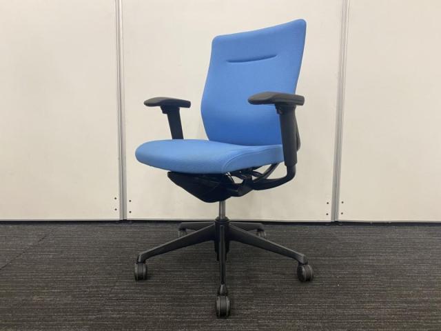 【中古】コーラルチェア  オカムラ（okamura） 肘付ローバックチェア