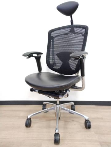 【中古】コンテッサチェア CM52AB　FBG1 オカムラ（okamura） 肘付ハイバックチェア