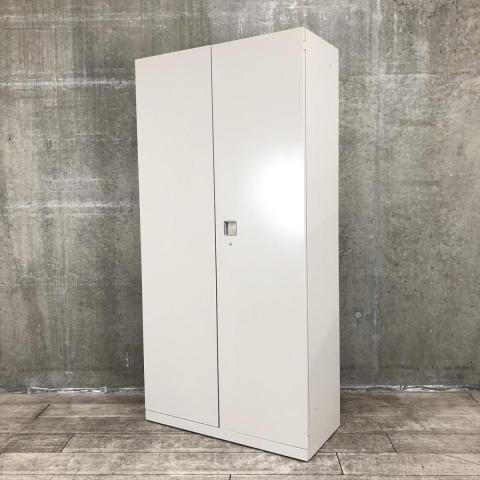 【中古】レクトライン  オカムラ（okamura） ハイキャビネット／両開き