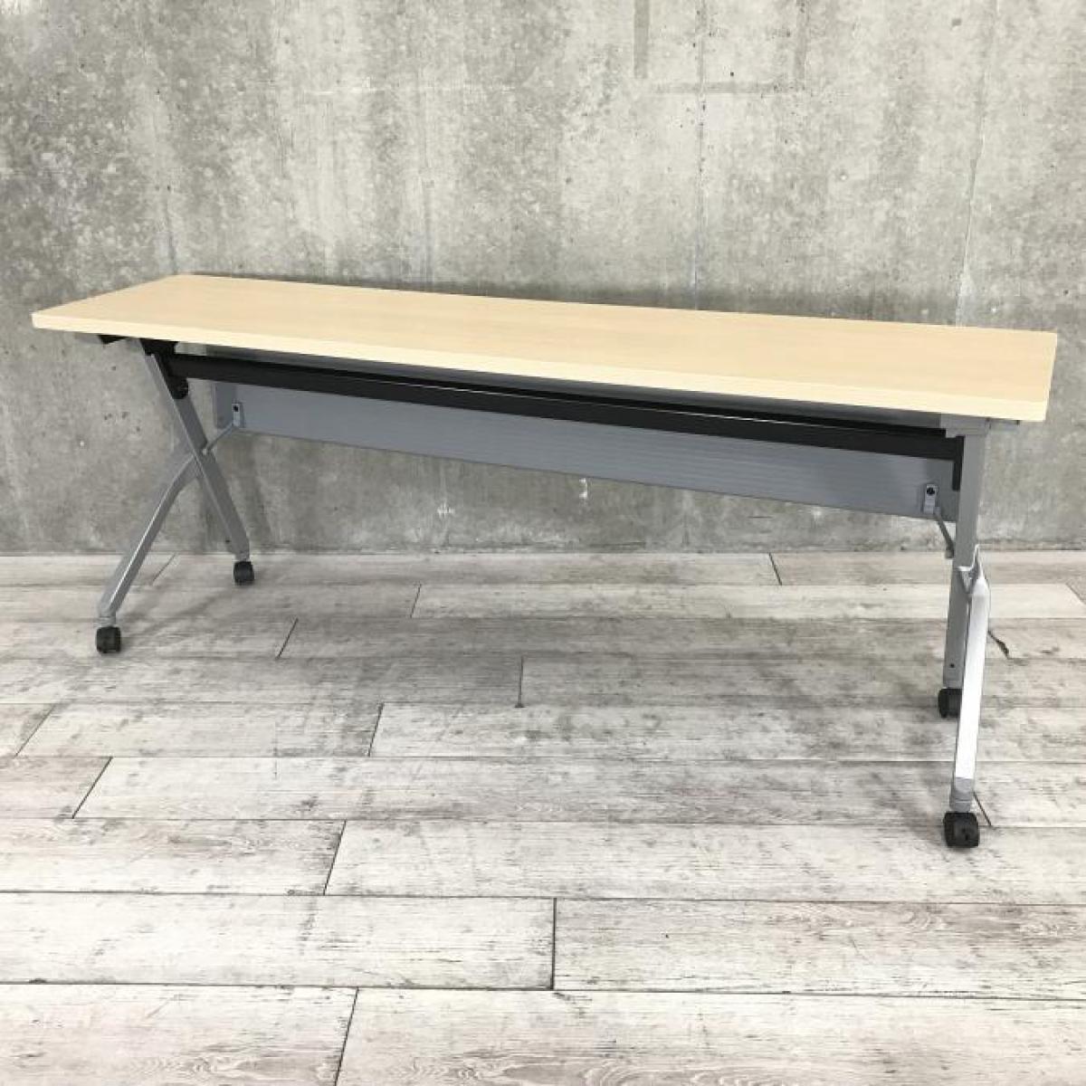 中古】フラプター オカムラ/okamura スタックテーブル(長机/折りたたみ