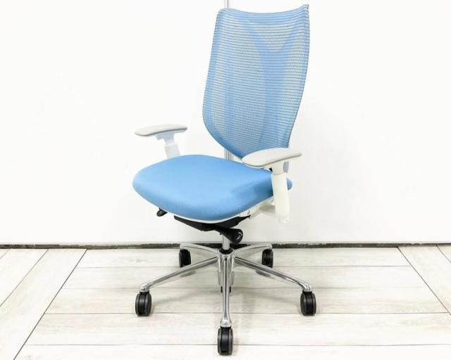 【中古】サブリナ  オカムラ（okamura） 肘付ハイバックチェア