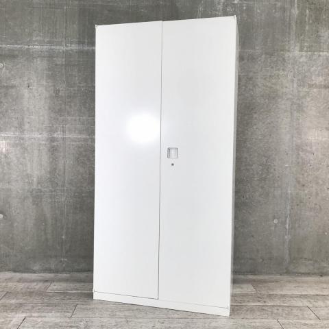 【中古】レクトライン  オカムラ（okamura） ハイキャビネット／両開き