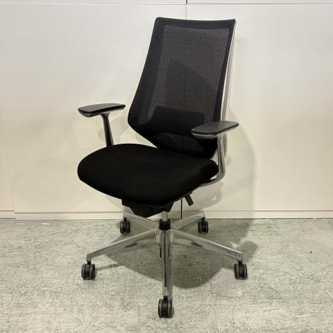 【中古】デュオラ メッシュ CRS-G3000E1 コクヨ（KOKUYO） 肘付ハイバックチェア