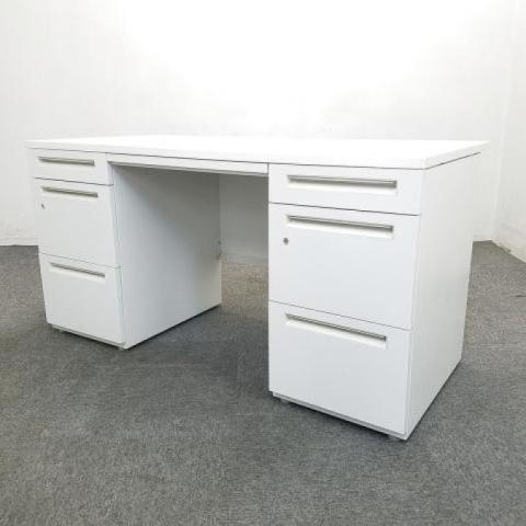 【中古】スカエナ SPO46A4-3SK ウチダ（UCHIDA) 両袖机