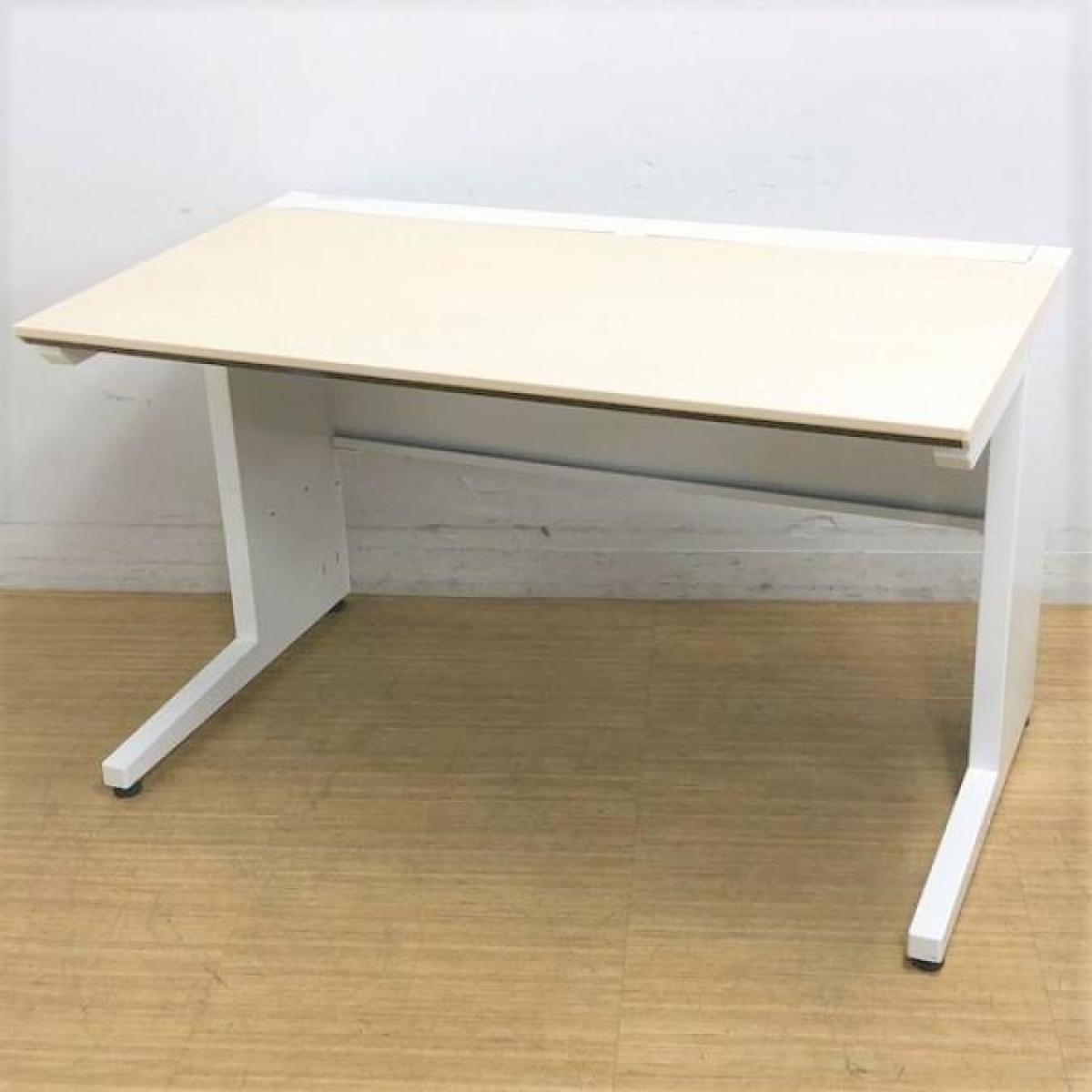 コクヨ　iSシリーズ　平机　天板：ホワイトナチュラル（M10）　本体：ホワイト　定番のW1200サイズ　引き出し無し【愛知・名古屋・豊田・静岡・浜松】
                        iSシリーズ
                                    中古
            