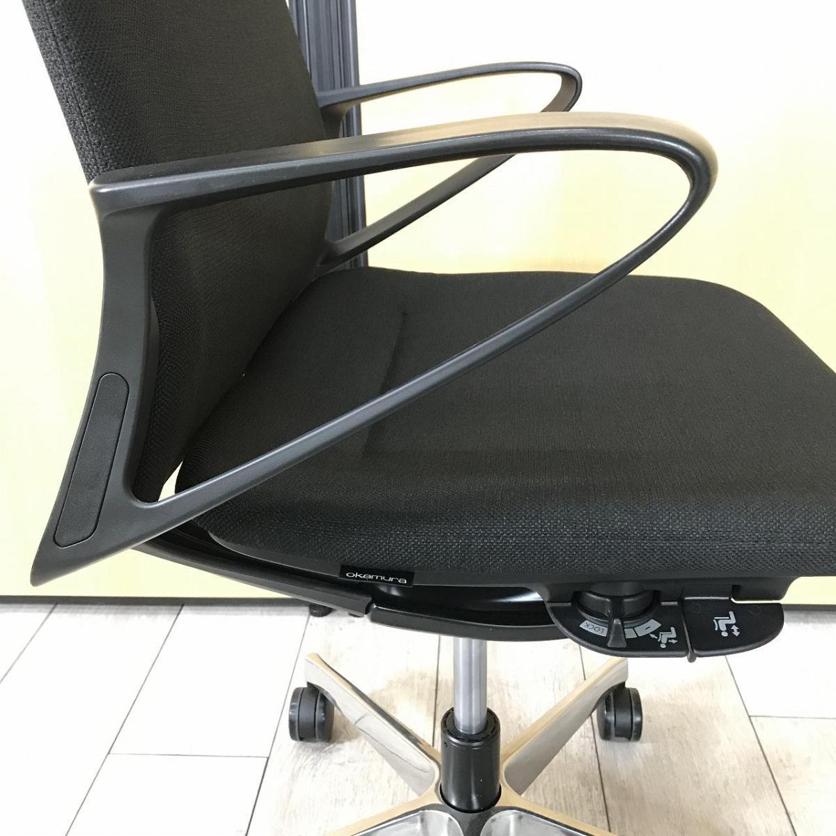 中古】モード オカムラ/okamura 肘無ローバックチェア 574215 - 中古 