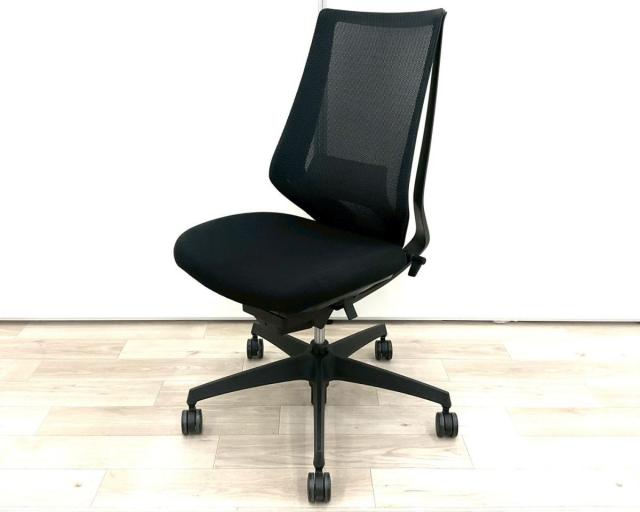 【中古】デュオラ メッシュ CRSG3000E6N コクヨ（KOKUYO） 肘無ハイバックチェア