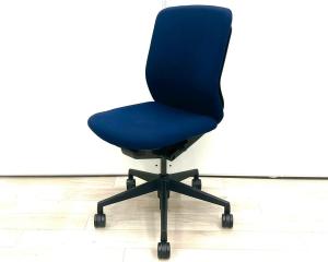 【在庫入替えセール！】■ウチダ（UHIDA/内田洋行）製　■クレネ（KRENE）チェア　■ダークブルー×ブラックシェル　■肘無し　■ハイバック　■脚/ブラック（black）　■オススメ/人気/定番商品　【AD】