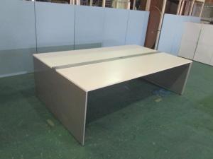 【倉庫在庫品】イトーキ　インターリンク　ホワイト×シルバー　2400×1400×720　オフィスバスターズ　水戸サテライト　水戸市、日立市、ひたちなか市、鹿嶋市、神栖市、牛久市、古河市、結城市、東海村、つくば市