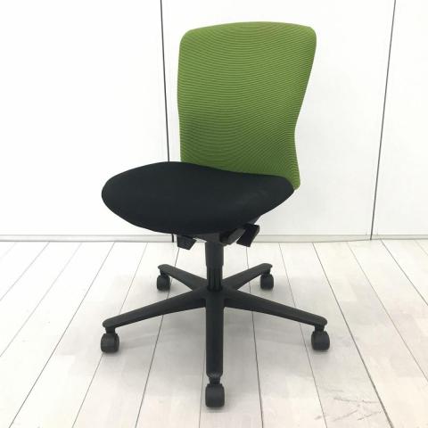 【中古】ルディオチェア LA2-10CS ウチダ（UCHIDA) 肘無ミドルバックチェア