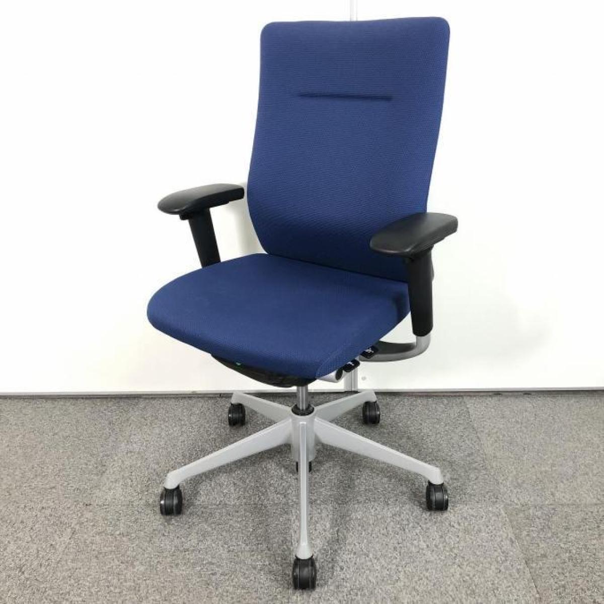 【在庫入替セール品！（本在庫限定価格）】【満足度の高い座り心地！機能性充実！】■オカムラ（okamura）製　コーラル（Choral）チェア）　ハイバック肘付き　■可動肘　■ミディアムブルー　【弊社使用欄：A00991827】
                        コーラルチェア
                                    中古
            