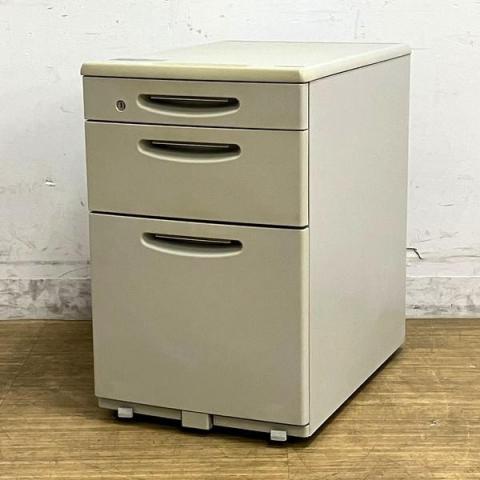 【中古】SD  オカムラ（okamura） ワゴン3段