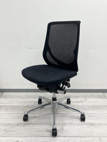 【中古】ゼファー（メッシュ）  オカムラ（okamura） 肘無ハイバックチェア