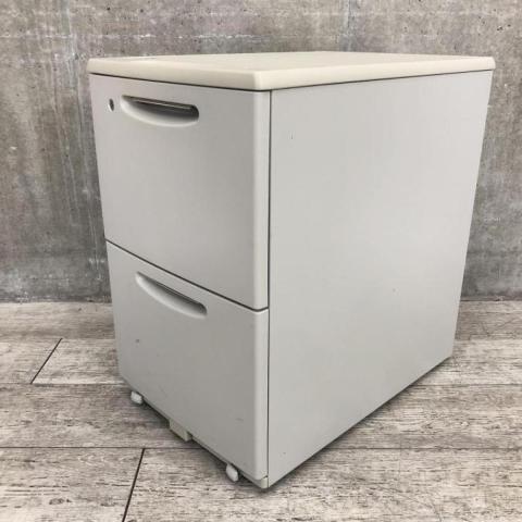 【中古】SD  オカムラ（okamura） ワゴン2段