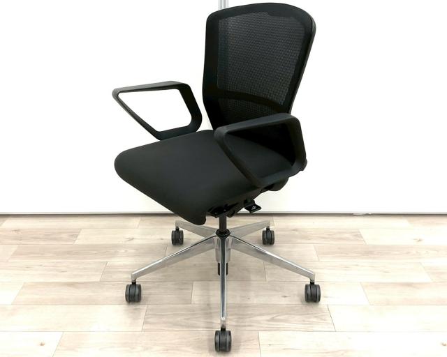 【中古】エルフィ  ウチダ（UCHIDA) 肘付ローバックチェア