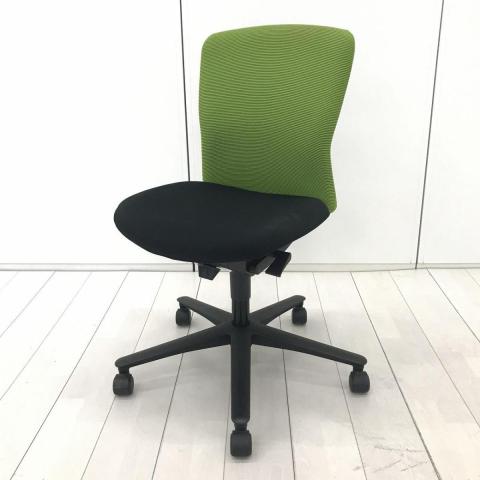 【中古】ルディオチェア LA2-10CS ウチダ（UCHIDA) 肘無ミドルバックチェア