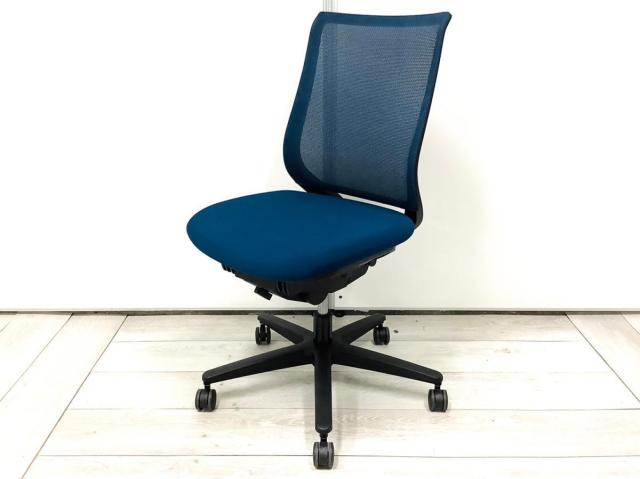 【中古】ミトラシリーズ  コクヨ（KOKUYO） 肘無ローバックチェア