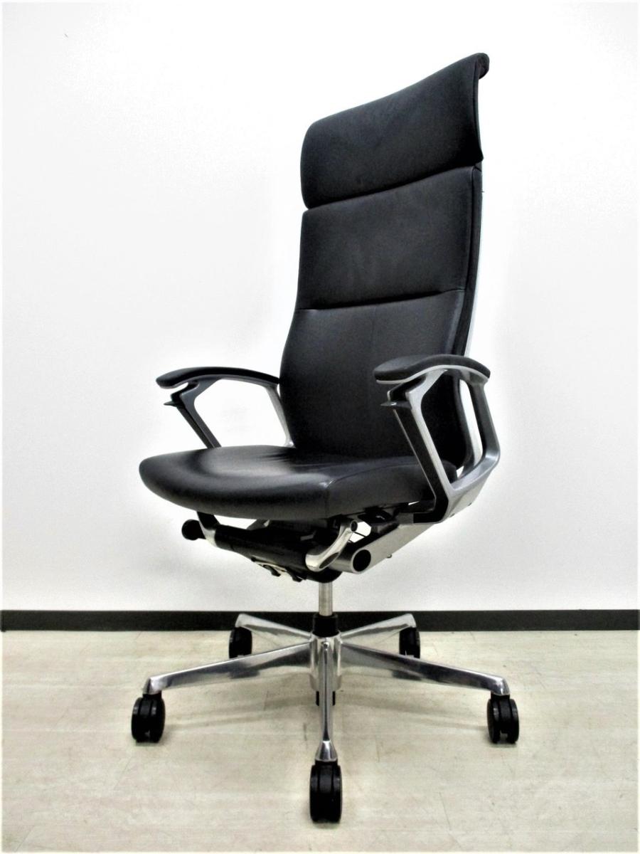 【中古希少品！】新品定価40万以上‼オカムラ/デューク/レザー/ヘッドレスト付き
                        デューク（エクストラハイバック）
                                    中古
            