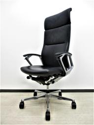 【中古希少品！】新品定価40万以上‼オカムラ/デューク/レザー/ヘッドレスト付き