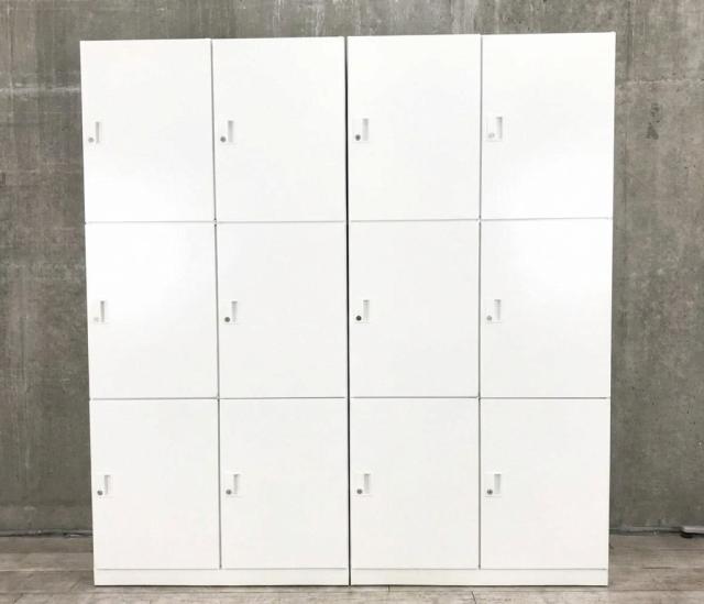 【中古】エディアロッカー BWUH-RN62X79SAW コクヨ（KOKUYO） 6人用パーソナルロッカー