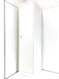 【鍵付き！状態良好！】大人気／定番／品薄/1人用ロッカーホワイト！/オススメ(おすすめ) /人気商品■オカムラ/FZ-W