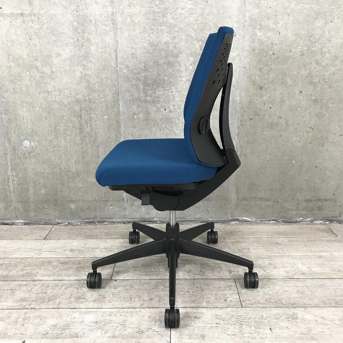 中古】ウィザード3 樹脂 CRS-G3620F6 コクヨ/KOKUYO 肘無ローバック