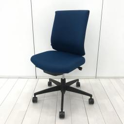 【カタログ現行版】コクヨ製　ウィザード4　ブラックフレーム　プルシアンブルー　肘無し　ハイバック　ランバー付　魔法のように売れ続けている定番のオフィスチェア！　肘無しハイバックチェア！！